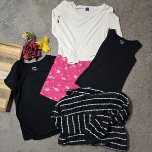 Lot of Girl's Clothes Size Large 10-12